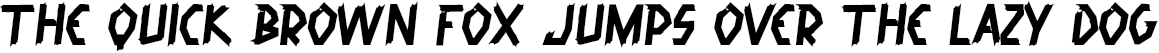 Example 11 of  Font