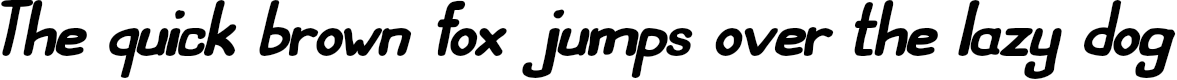 Example 3 of  Font
