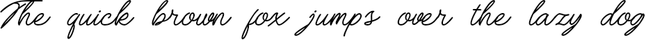 Example 1 of  Font