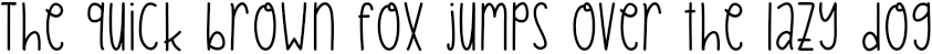 Example 1 of  Font
