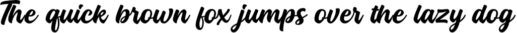 Example 1 of  Font