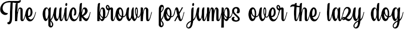 Example 1 of  Font
