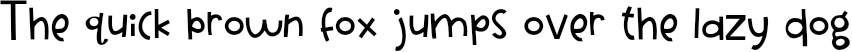 Example 3 of  Font