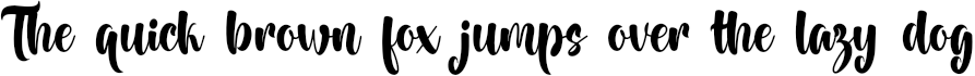 Example 2 of  Font