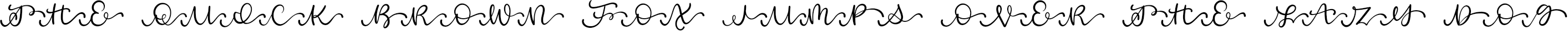 Example 1 of  Font