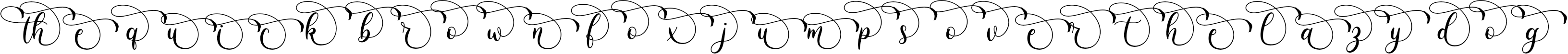 Example 1 of  Font