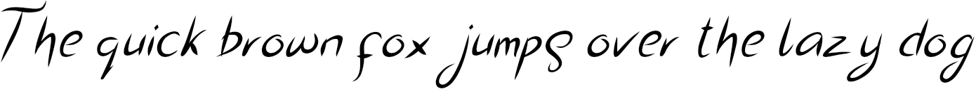 Example 4 of  Font