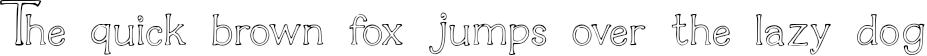 Example 1 of  Font