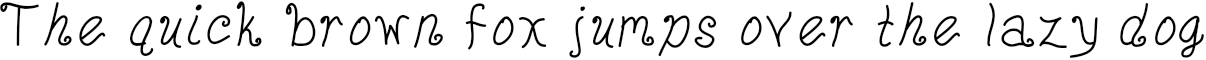 Example 1 of  Font