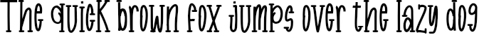 Example 1 of  Font