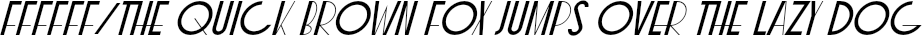 COXXON Font Italic preview for COXXON Art Deco Font
