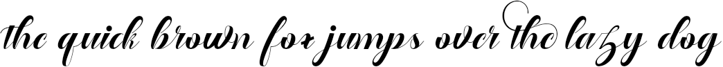 Example 1 of  Font