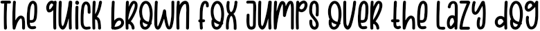 Example 1 of  Font