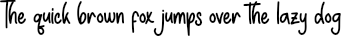 Example 1 of  Font