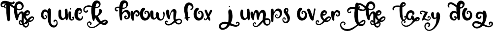 Example 4 of  Font
