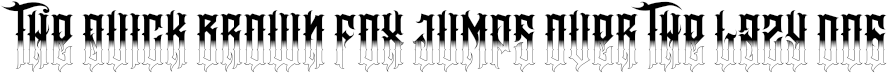 Example 6 of  Font