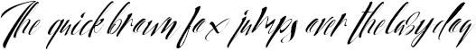 Example 3 of  Font