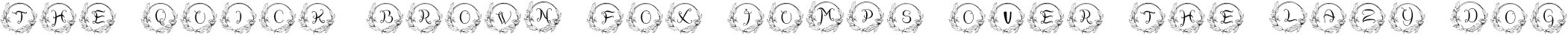 Example 1 of  Font