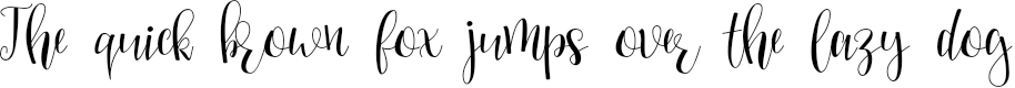 Example 1 of  Font