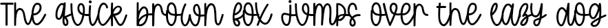 Example 1 of  Font