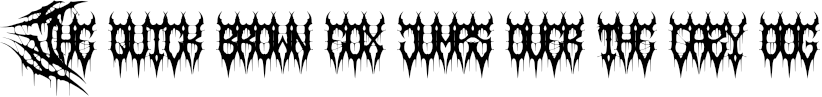 Example 1 of  Font