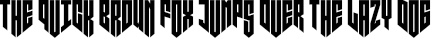 Example 1 of  Font