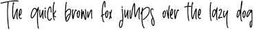 Example 1 of  Font
