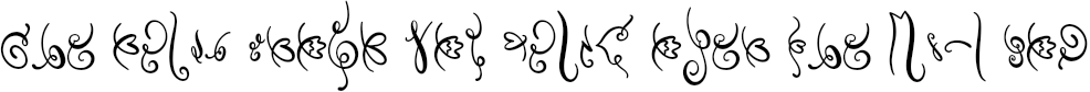 Example 2 of  Font