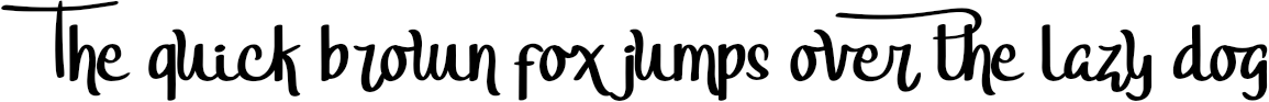 Example 2 of  Font