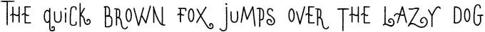 Example 21 of  Font