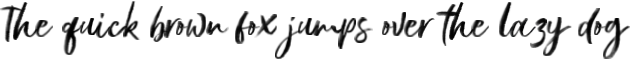 Example 2 of  Font