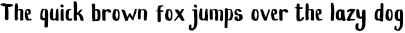 Example 1 of  Font