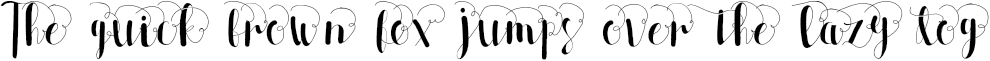 Example 4 of  Font