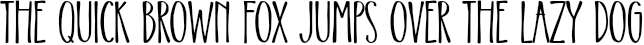 Example 1 of  Font