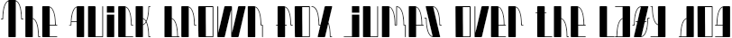 Example 3 of  Font