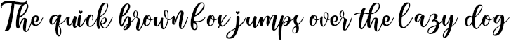 Example 1 of  Font
