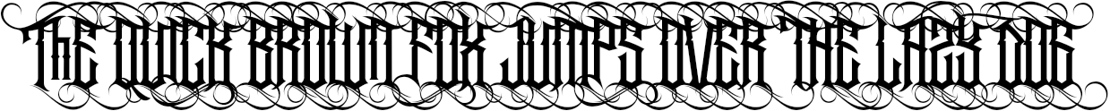 Example 9 of  Font