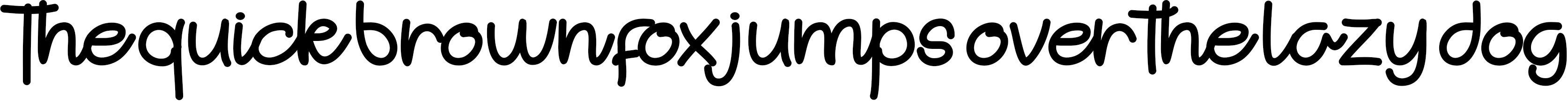 Example 1 of  Font