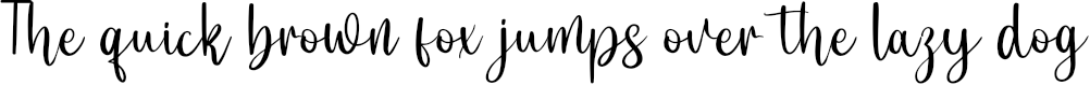 Example 1 of  Font