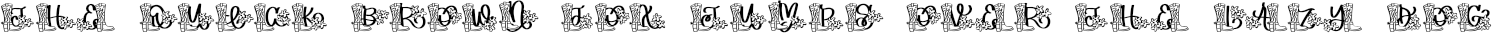 Example 1 of  Font