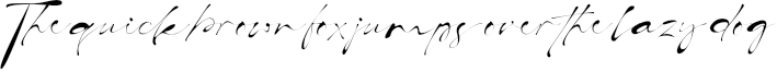 Example 1 of  Font