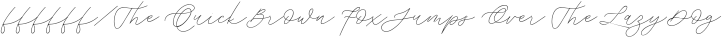 Weisston-Script preview for Weisston - Script Font