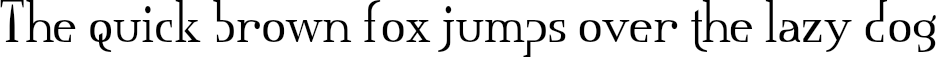 Example 1 of  Font