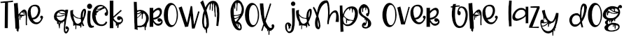 Example 8 of  Font