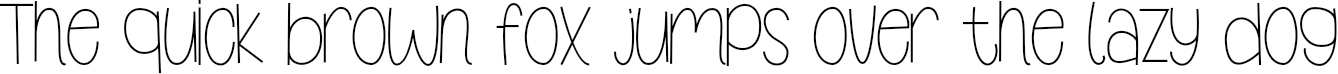 Example 1 of  Font
