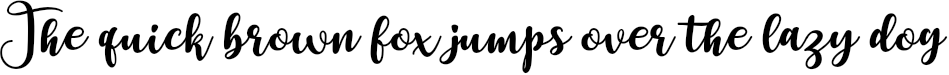 Example 5 of  Font