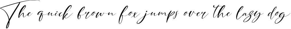 Example 3 of  Font