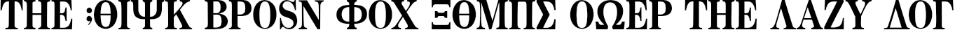 Example 1 of  Font