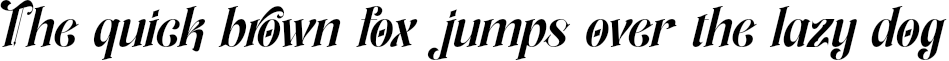 Example 1 of  Font