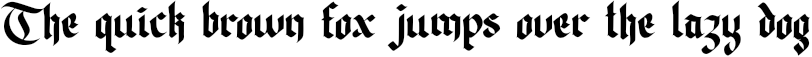 Example 1 of  Font